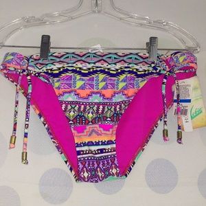 Hobie Women's XL Multicolored Swim Bikini Bottom